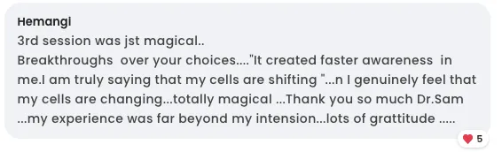Participant testimonial screenshot 3